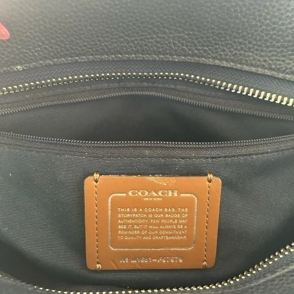 Coach NWOT Blake Denim Patchwork Satchel Handbag - Picture 11 of 12